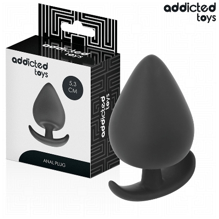 addicted toys - anal plug silicone size s 5.3 cm