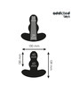 Addicted toys - hollow anal plug silicone size xl 13.9 cm