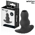 addicted toys - hollow anal plug silicone size s 7.3 cm