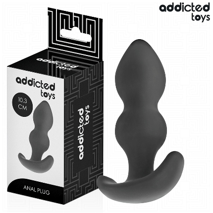 addicted toys - anal plug silicone size s 10.3 cm