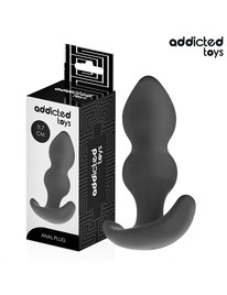 addicted toys - anal plug silicone size l 11.7 cm