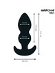Addicted toys - anal plug silicone size l 11.7 cm