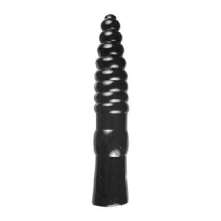 Dildo All Black Spiral Shape 33 cm 234029