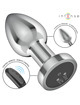 intense - anal plug 10 vibrations metal with remote control m