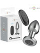 intense - plug anal 10 vibraciones metal con control remoto l