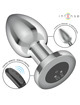 intense - plug anal 10 vibraciones metal con control remoto l