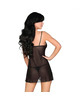 Livco corsetti fashion - luise 1710 babydoll + tanga negro s