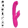 intense - christina multifunction rabbit vibrator 22.5 cm pink