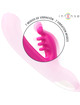 intense - christina multifunction rabbit vibrator 22.5 cm pink