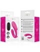 intense - janet dual u-shaped stimulator and vibrator with remote control pink