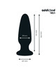 Plug Anal Addicted Toys com Jóia 12,6 cm
