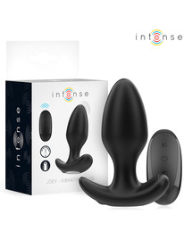 intense - joey plug anal 10 vibraciones negro control remoto