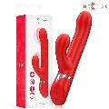intense - lele multifunction vibrator rotating oscillation stimulation red
