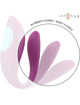 Intense - annie estimulador vibrador forma de u morado control remoto