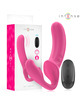 Intense - amy double vibrator 20 cm pink remote control