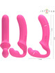 Intense - amy double vibrator 20 cm pink remote control