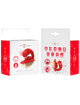 intense - mariah vibrator stimulator in u shape 10 vibrations red
