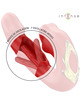 intense - nathy double vibrator with multifunction stimulating mouth red
