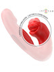 Vibrador Intense Nathy com Estimulador de Clitóris Vermelho
