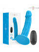 Intense - phoebe realistic vibrator 10 vibrations blue remote control