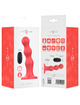Intense - cody vibrador con ventosa rojo control remoto