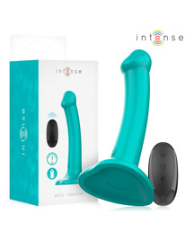 Vibrador Intense Katie com Ventosa e Comando Azul