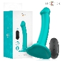 intense - katie vibrador con ventosa 10 vibraciones azul oscuro control remoto