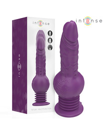 intense - tatum vibrador multifunciÓn con vibraciÓn up and down 24 cm morado