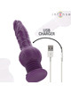 Intense - tatum vibrador multifunciÓn con vibraciÓn up and down 24 cm morado
