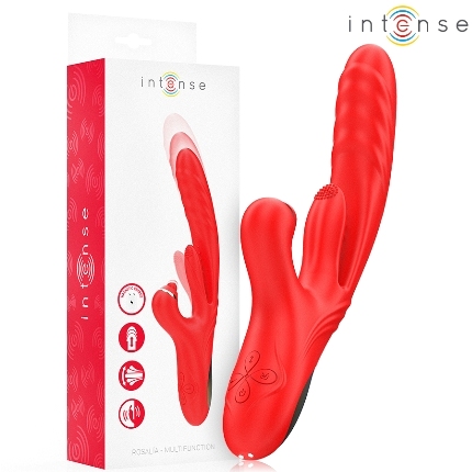 intense - rosalia multifunction vibrator 3 in 1 red
