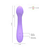 Vibrador Intense Becky com Aquecimento Roxo 19 cm
