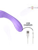 Vibrador Intense Becky com Aquecimento Roxo 19 cm