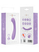 Intense - becky vibrator 19 cm heatable 7 vibrations purple