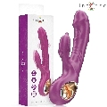 intense - halle multifunction vibrator with dolphin stimulating tongue purple