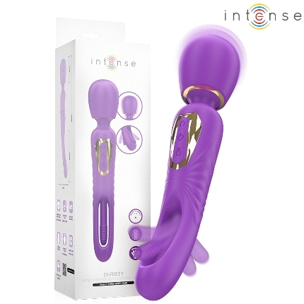 Varinha Intense Christy com Vibração e Língua Giratória