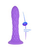 Dildo SileXD Dreamy Silicone Termorativo Roxo 18,5 cm
