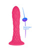 silexd - dreamy dildo fantasy silicona liquida termoreactivo violeta 18.5 cm