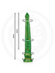 Epic - hylos dildo destello verde