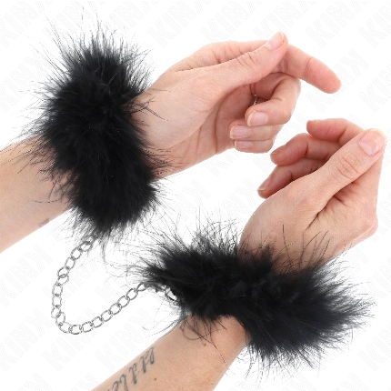 kink - mini feather hand cuffs