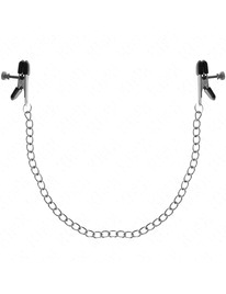 kink - flat chain nipple clamps silver 34 cm