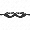kink - eye mask with mini rivets model 1 20.5 x 5.5 cm
