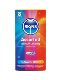 8x Preservativos Skins Premium Variados