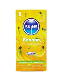8x Preservativos Skins Premium Banana