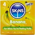 4x Preservativos Skins Premium Banana