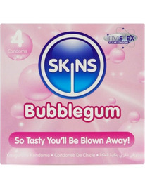 4x Preservativos Skins Premium Bubblegum