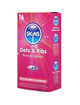 16x Preservativos Skins Premium Dots Ribs