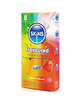 skins - multi sabores preservativos premium pack 8