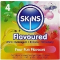 4x Preservativos Skins Premium Multi Sabores
