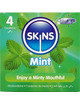4x Preservativos Skins Premium Mint