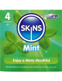 4x Preservativos Skins Premium Mint